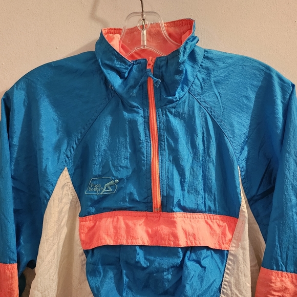 Vintage 1980's Pace Setter Retro Colored Windbreaker | Size Medium - Picture 7 of 7